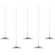 Royyo LED 6.5 inch Chrome Pendant Ceiling Light